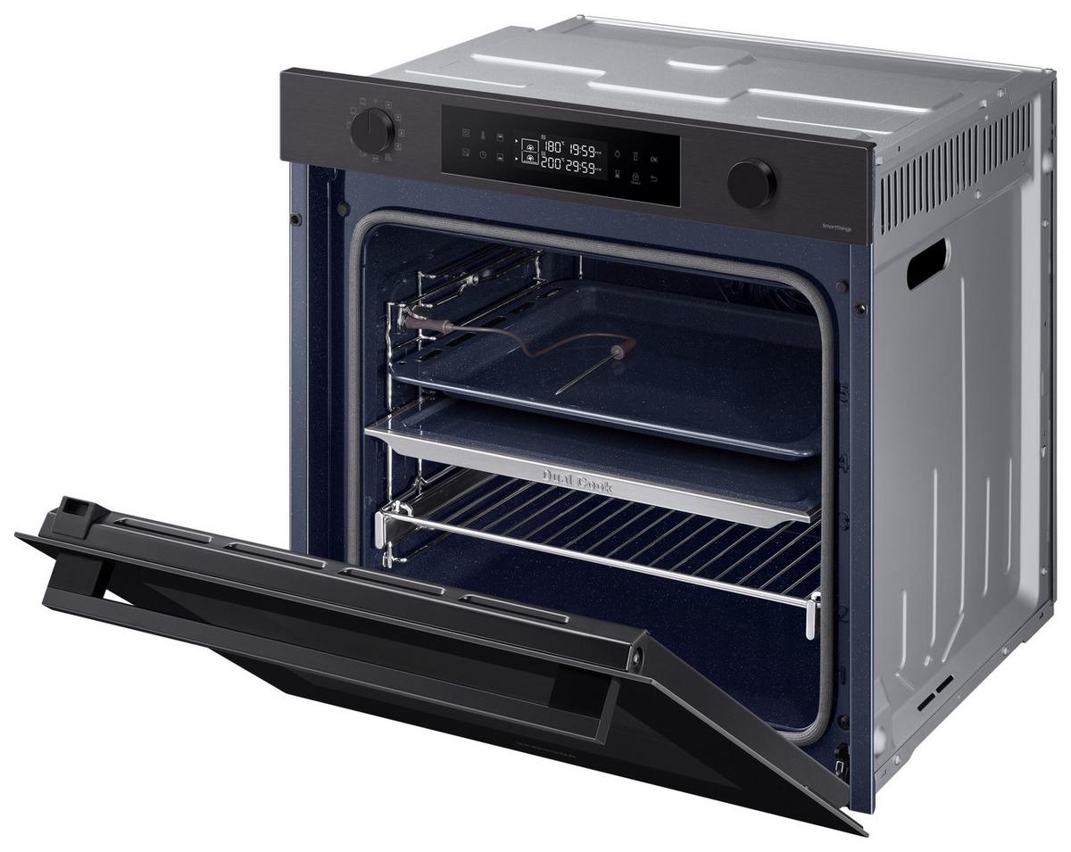 Backofen Nv7b4455uab/U3 - Schwarz, Design, Glas/Metall (59,5/59,5/57,1cm) - Samsung