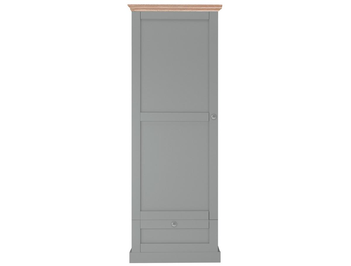 Garderobenschrank Binz Eichefarben B: 60 cm - Eichefarben/Grau, Design, Holzwerkstoff (60/180/35cm) - MID.YOU