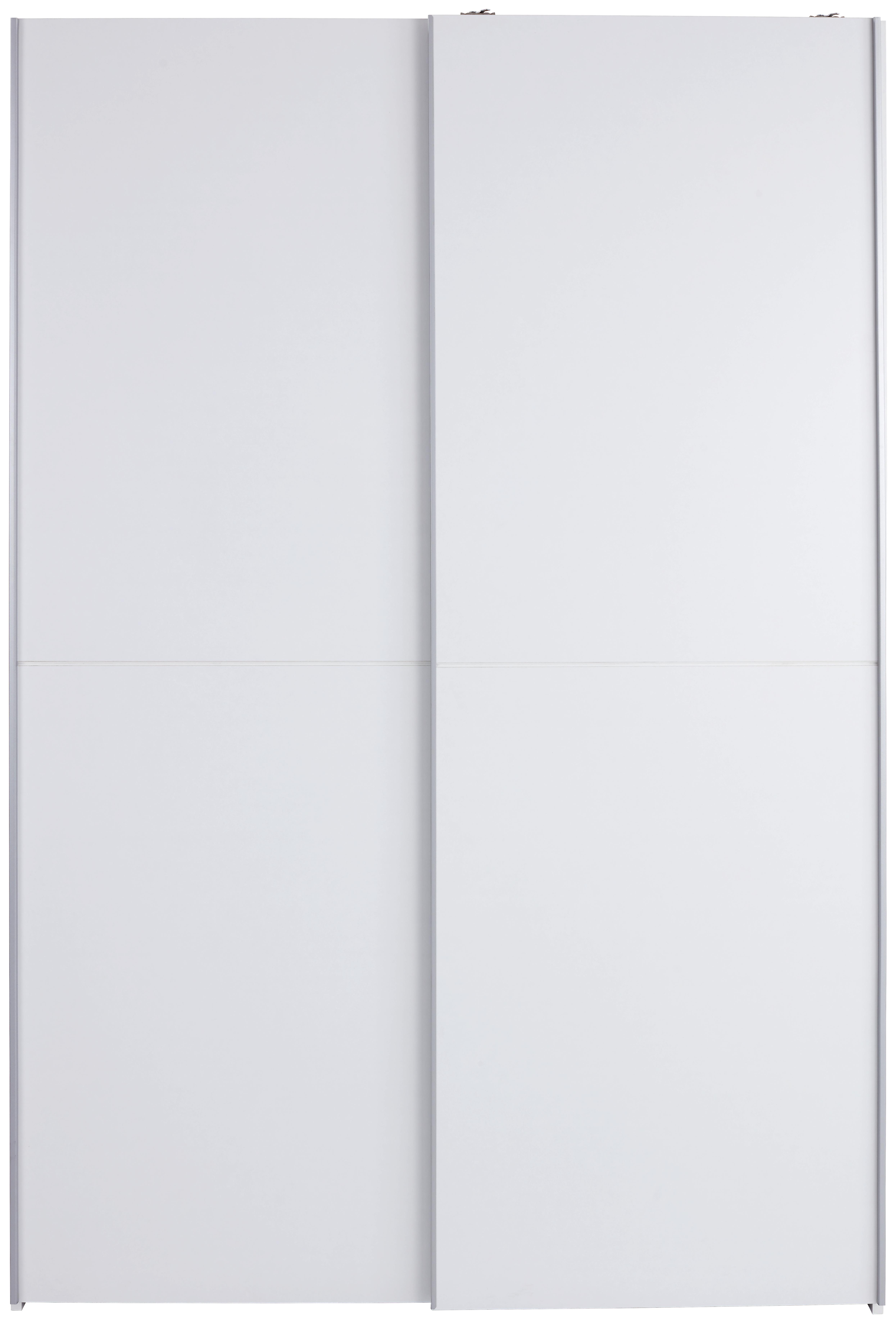 Schwebetürschrank Fast Weiß Front