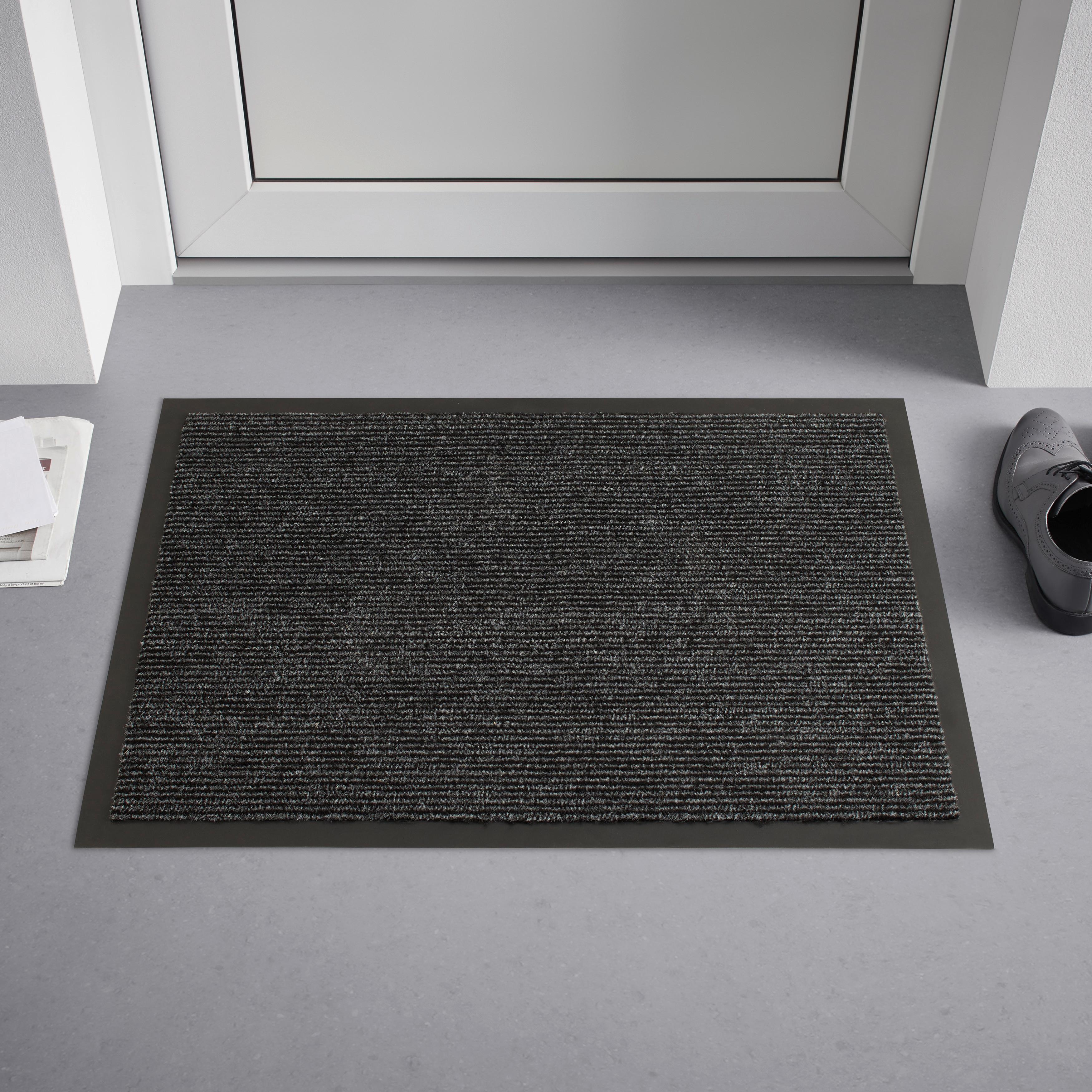 DVEŘNÍ ROHOŽKA Maxi 2, 60/80cm, antracit - antracitová, Basics, plast (60/80cm) - Modern Living