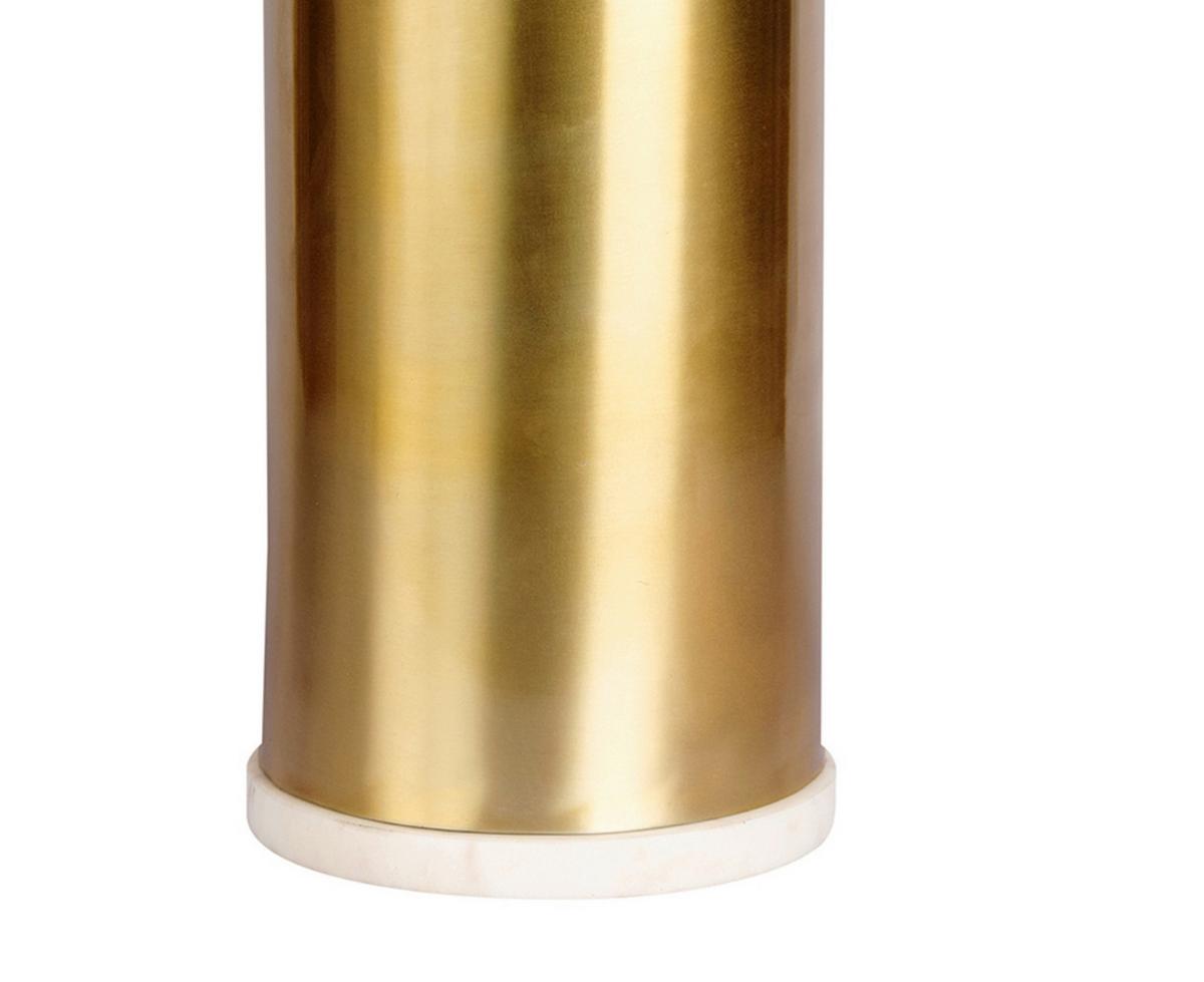 Kerzenhalter Shanti Goldfarben, D: 19 cm - Goldfarben, Trend, Glas/Stein (19/63,5/63.5cm) - Kayoom