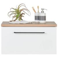 SPODNÍ SKŘÍŇKA CARLY - bílá/černá, kov/kompozitní dřevo (60/30/45cm)