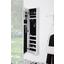 Schmuckschrank Ariana - Schwarz/Weiß, MODERN, Glas/Holzwerkstoff (30/115/8cm) Schmuckschrank Ariana - Schwarz/Weiß, MODERN, Glas/Holzwerkstoff (30/115/8cm)