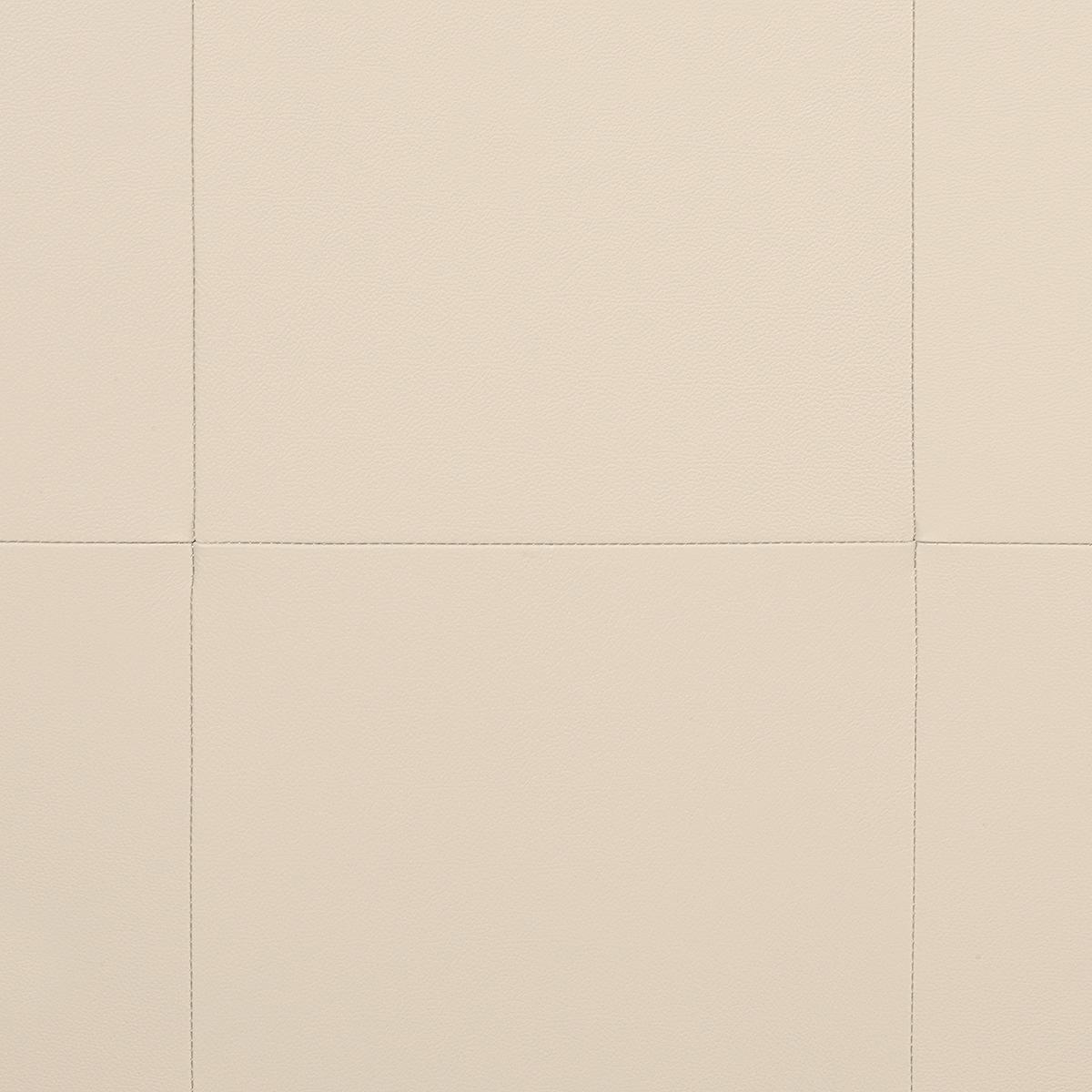 3-Sitzer-Sofa Oslo Beige B: 205 cm - Beige/Schwarz, Design, Leder (205/92/85cm) - Livetastic