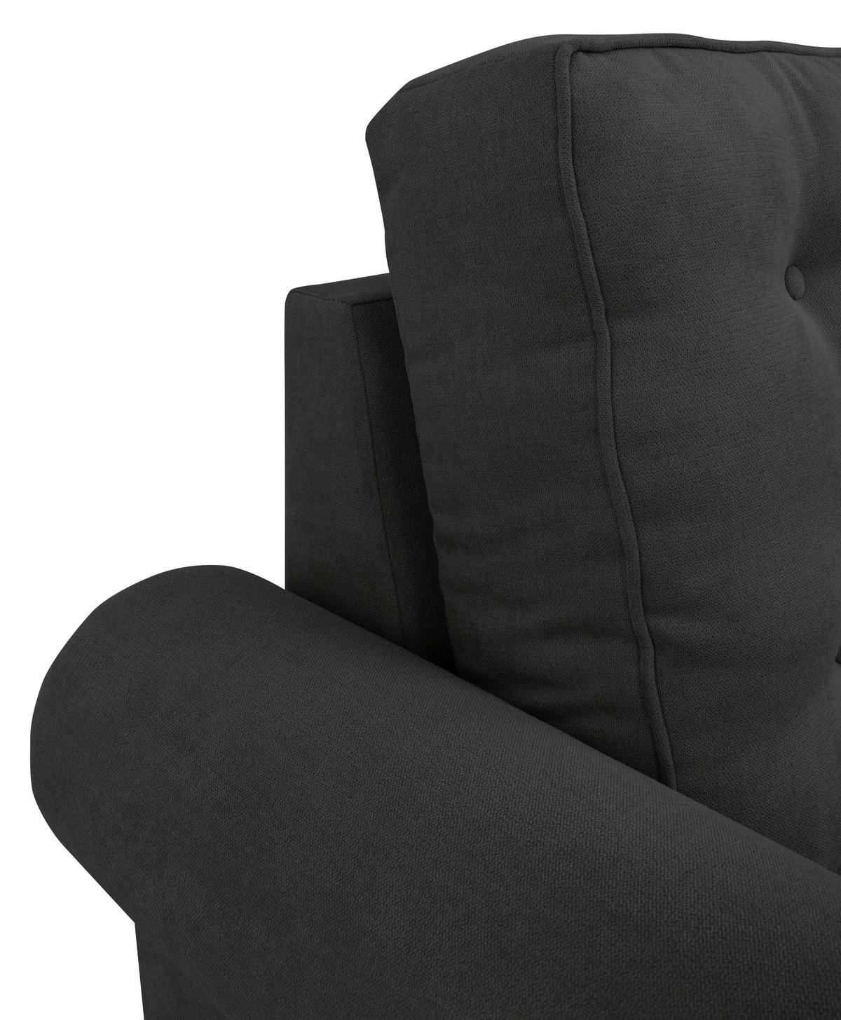 Sessel Arles, Schwarz 25 B: 93 Cm - Buchefarben/Schwarz, Design, Textil (93/89/82cm) - MID.YOU