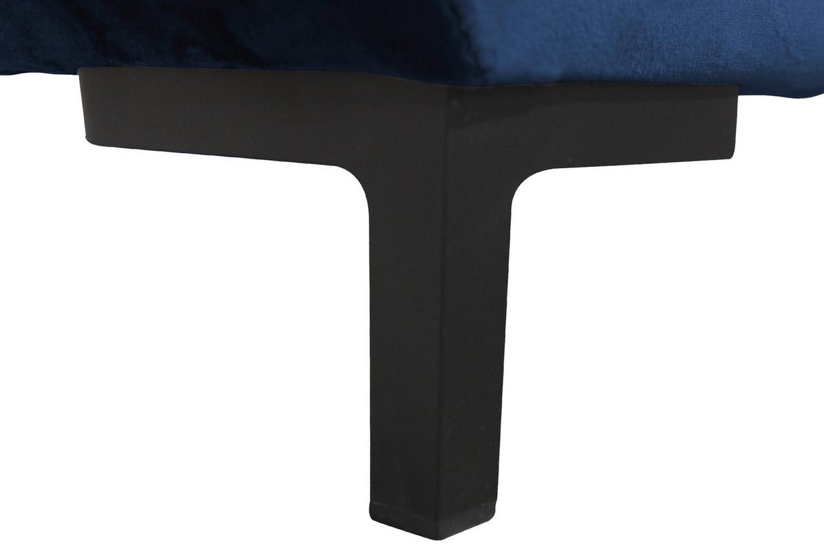 Eckschlafsofa Schlaffunktion Bello Royalblau - Blau/Royalblau, Design, Textil (187/277cm) - Livetastic