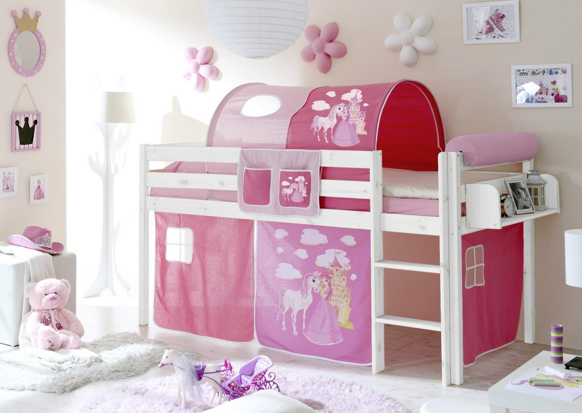 Tunel na hranie ružový koník - pink/ružová, Konventionell, kov/textil (100/73/87cm) - MID.YOU