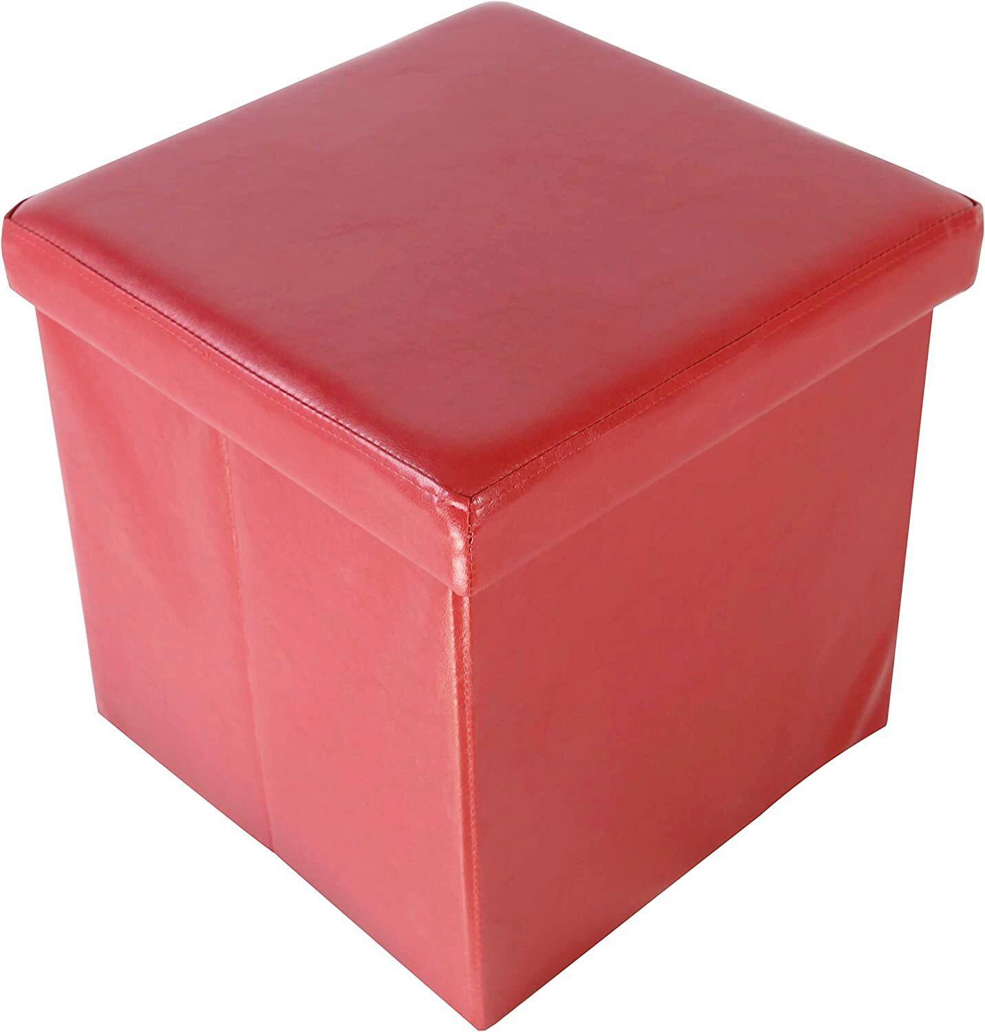 Sitzwürfel Storecube - Rot, Basics, Kunststoff (38/38/38cm) - Echtwerk