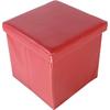 Sitzwürfel Storecube - Rot, Basics, Kunststoff (38/38/38cm) - Echtwerk