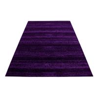 Webteppich Lila Naturfaser Plus 200x290 Cm - Lila, Design, Textil (200/290cm)