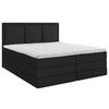 Boxspringbett Swing Schwarz H2xh3 200x200cm - Schwarz, Design, Holzwerkstoff/Textil (200/200cm) - MID.YOU