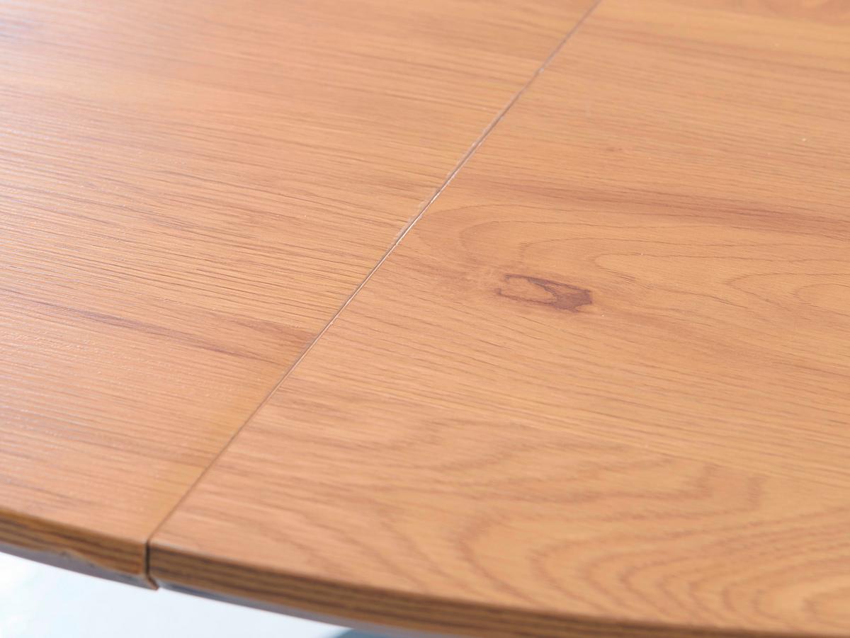 Esstisch Cesura Eichefarben, L: 120 Cm - Eichefarben/Schwarz, MODERN, Holzwerkstoff/Metall (120/120/75cm) - Livetastic