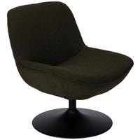 Relaxsessel Ramo Dunkelgrün B: 69 cm - Dunkelgrün/Schwarz, Basics, Textil/Metall (69/77/72cm) - Livetastic