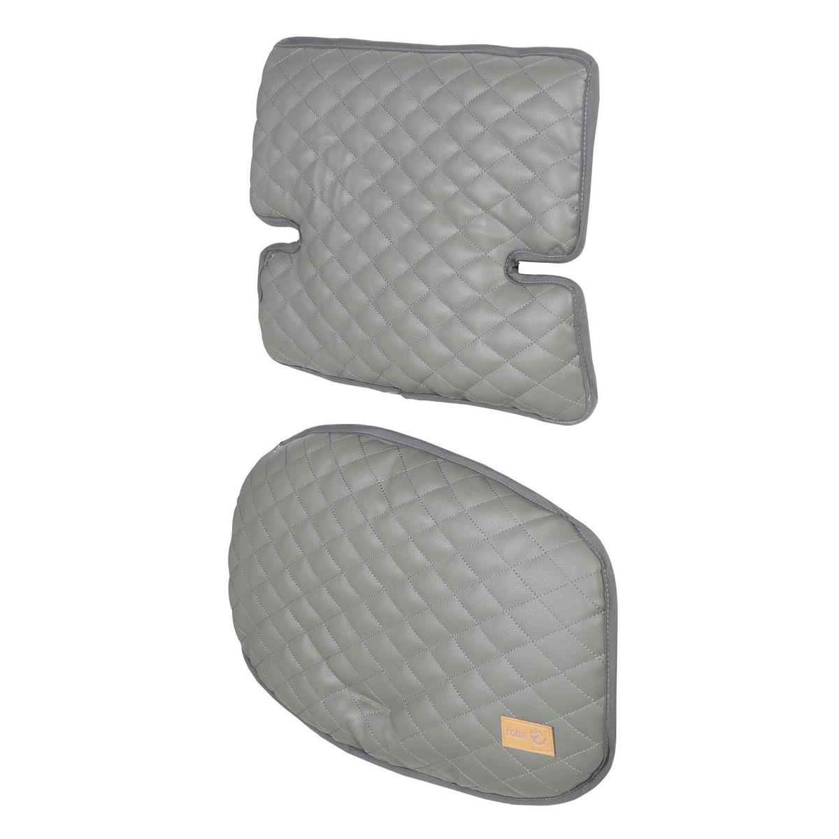 Sitzverkleinerer 2-teilig grau - Grau, Basics, Textil - Roba