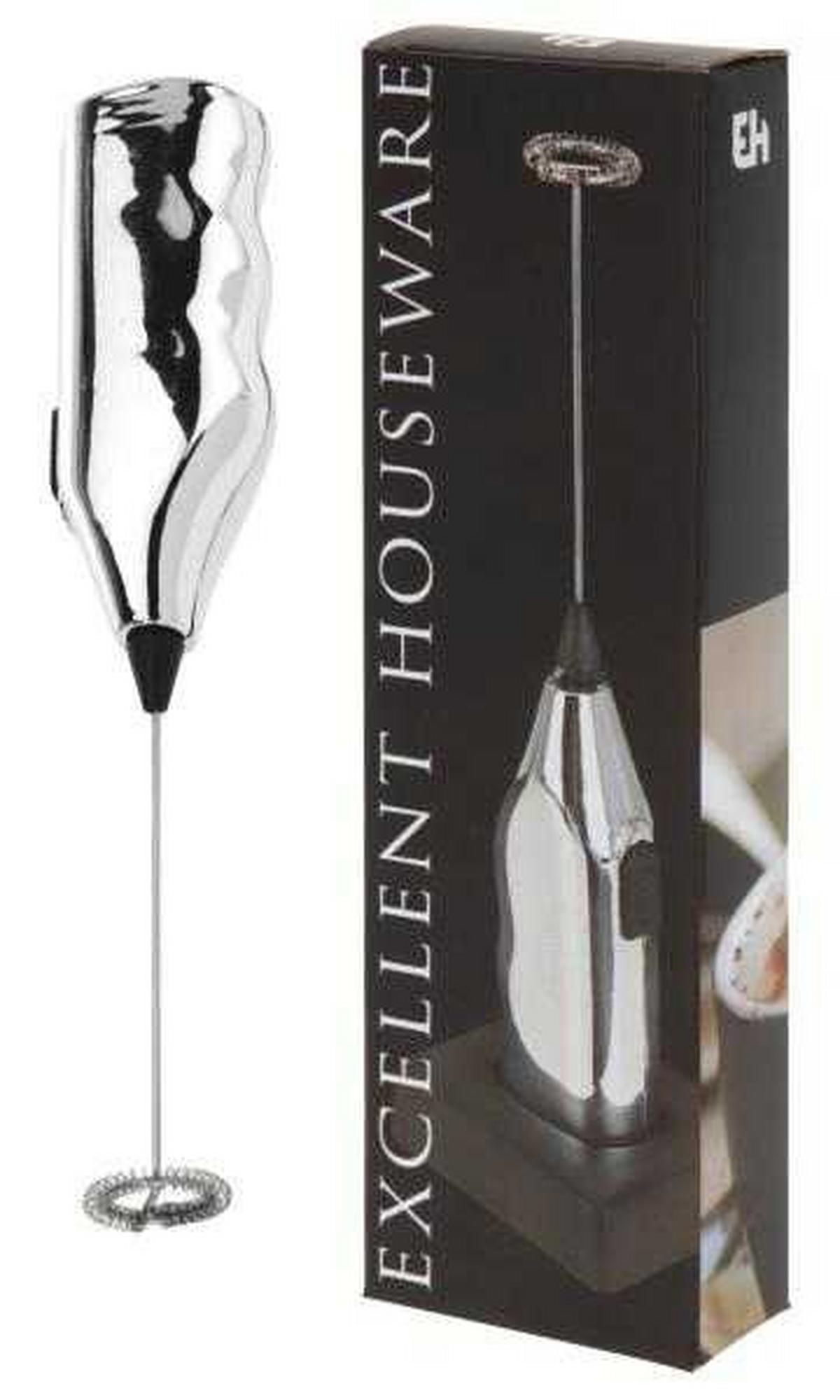 Tejhabosító Krómozott - krómszínű, Konventionell, műanyag/fém (20cm)