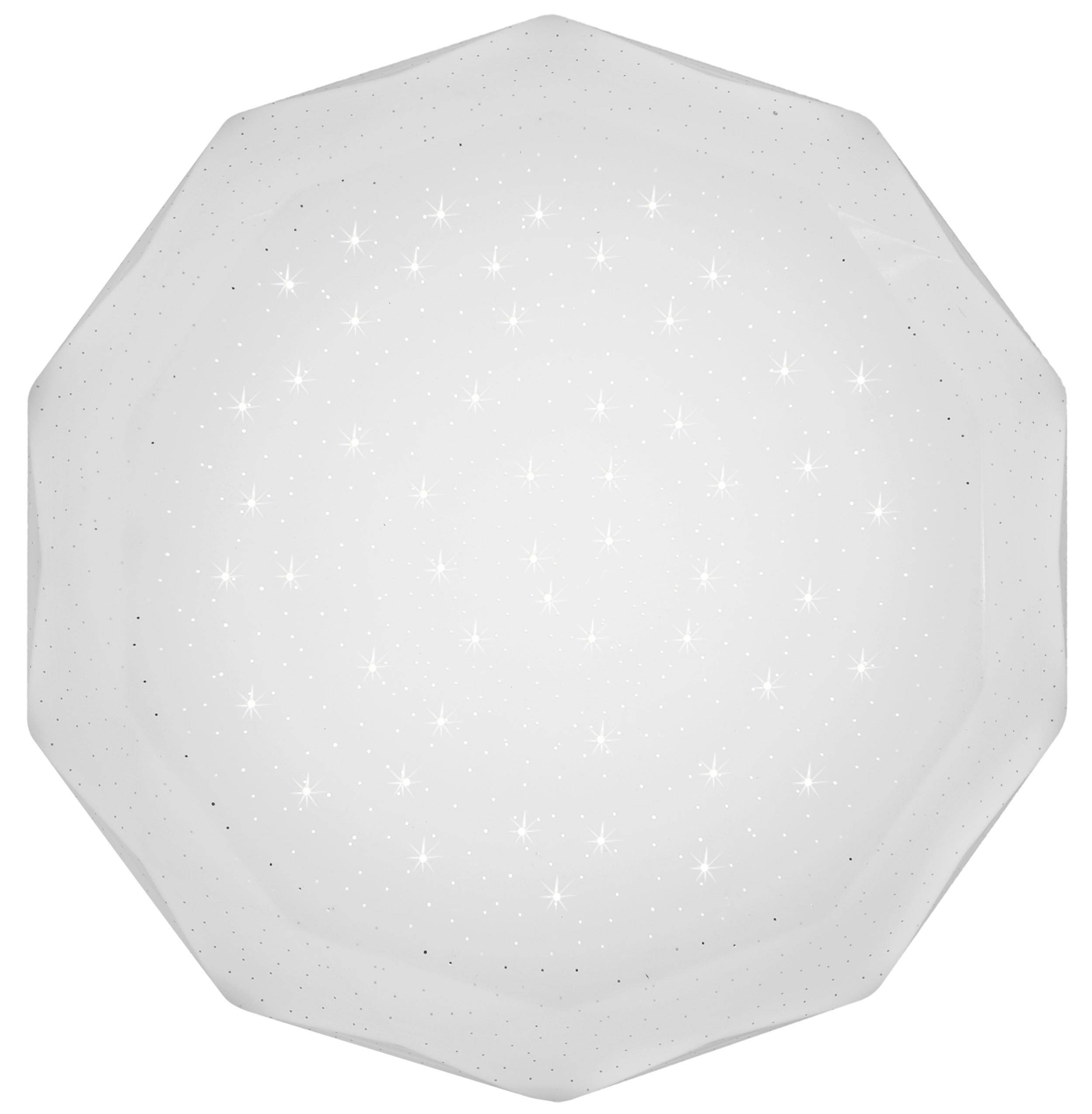 LED-DECKENLEUCHTE 14-62109 SKY EFFECT - Weiß, KONVENTIONELL, Metall (51/51/11cm)