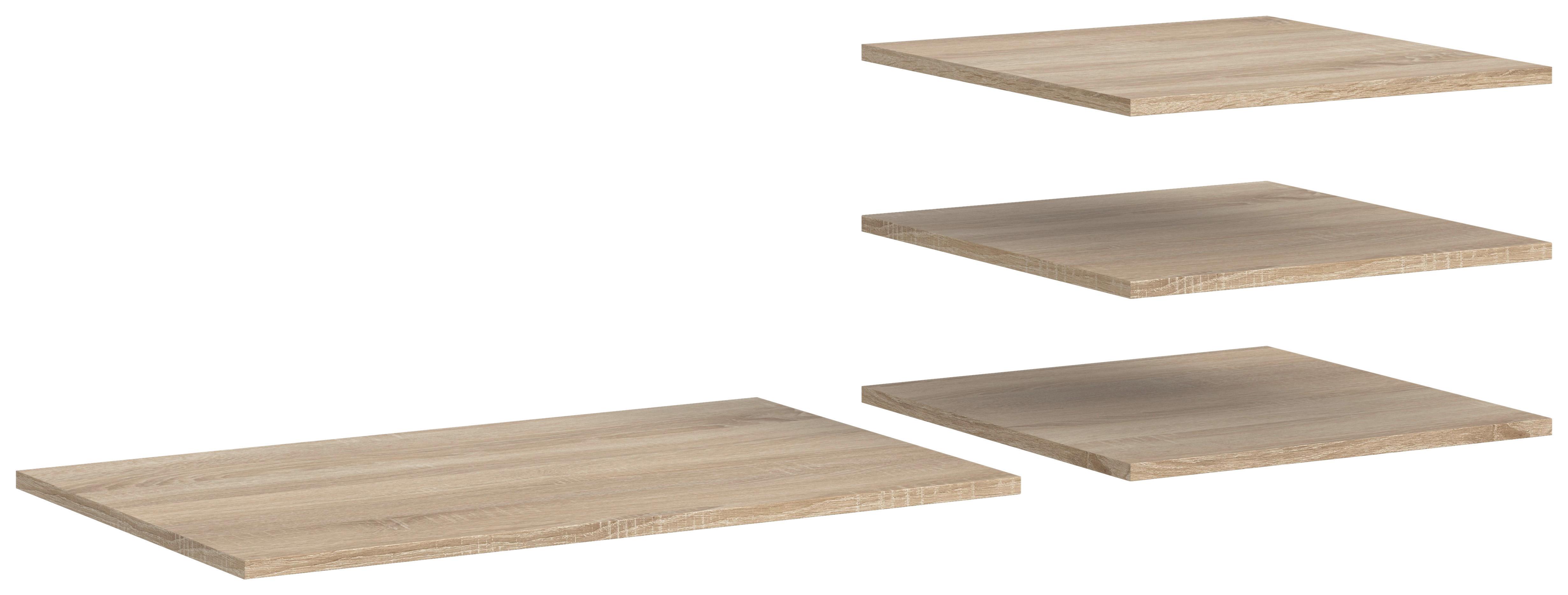 Einlegebodenset Oakland Sonoma Eiche B: 78 cm - Sonoma Eiche, MODERN, Holzwerkstoff (78/1,6/48cm) - MID.YOU