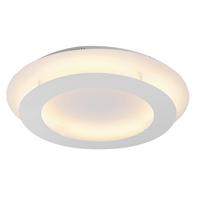 LED-DECKENLEUCHTE 98-66220 MERLE - Weiß, Design, Metall (50/50/8cm)