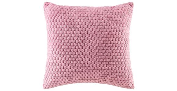 Zierkissen Belinda 45x45 cm Polyester Mauve mit Zipp - Mauve, ROMANTIK / LANDHAUS, Textil (45/45cm) - James Wood