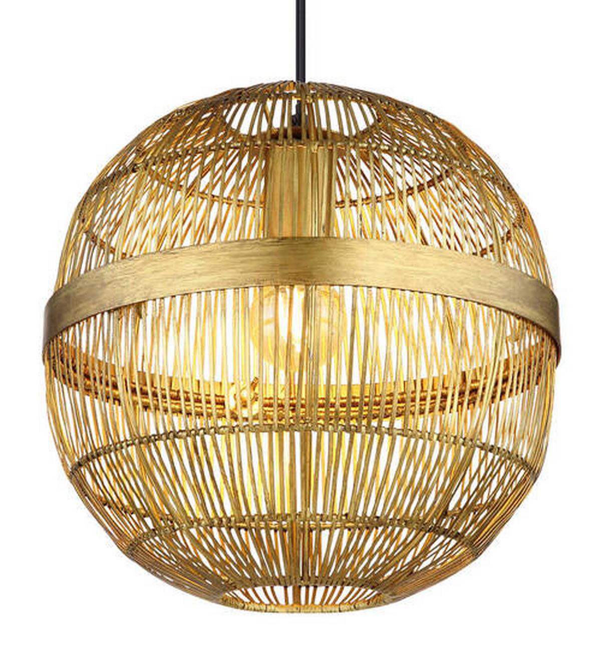 Hängeleuchte 14995h1 - Messingfarben, KONVENTIONELL, Metall (30/120cm) - Globo