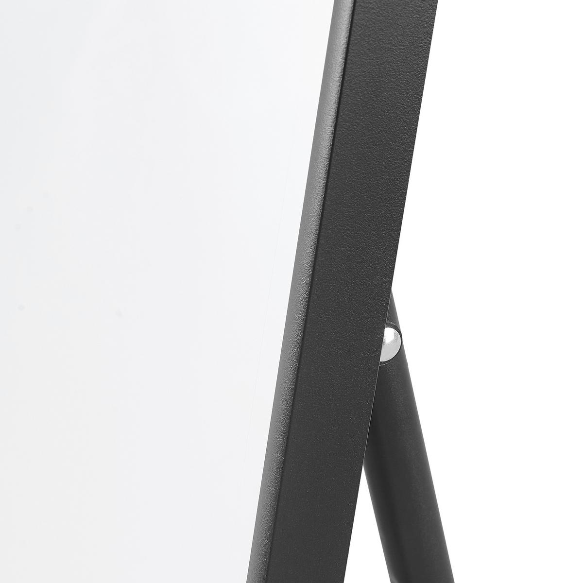 Standspiegel Schwarz B: 40 cm - Schwarz, Design, Glas/Metall (40/150/2cm) - Livetastic
