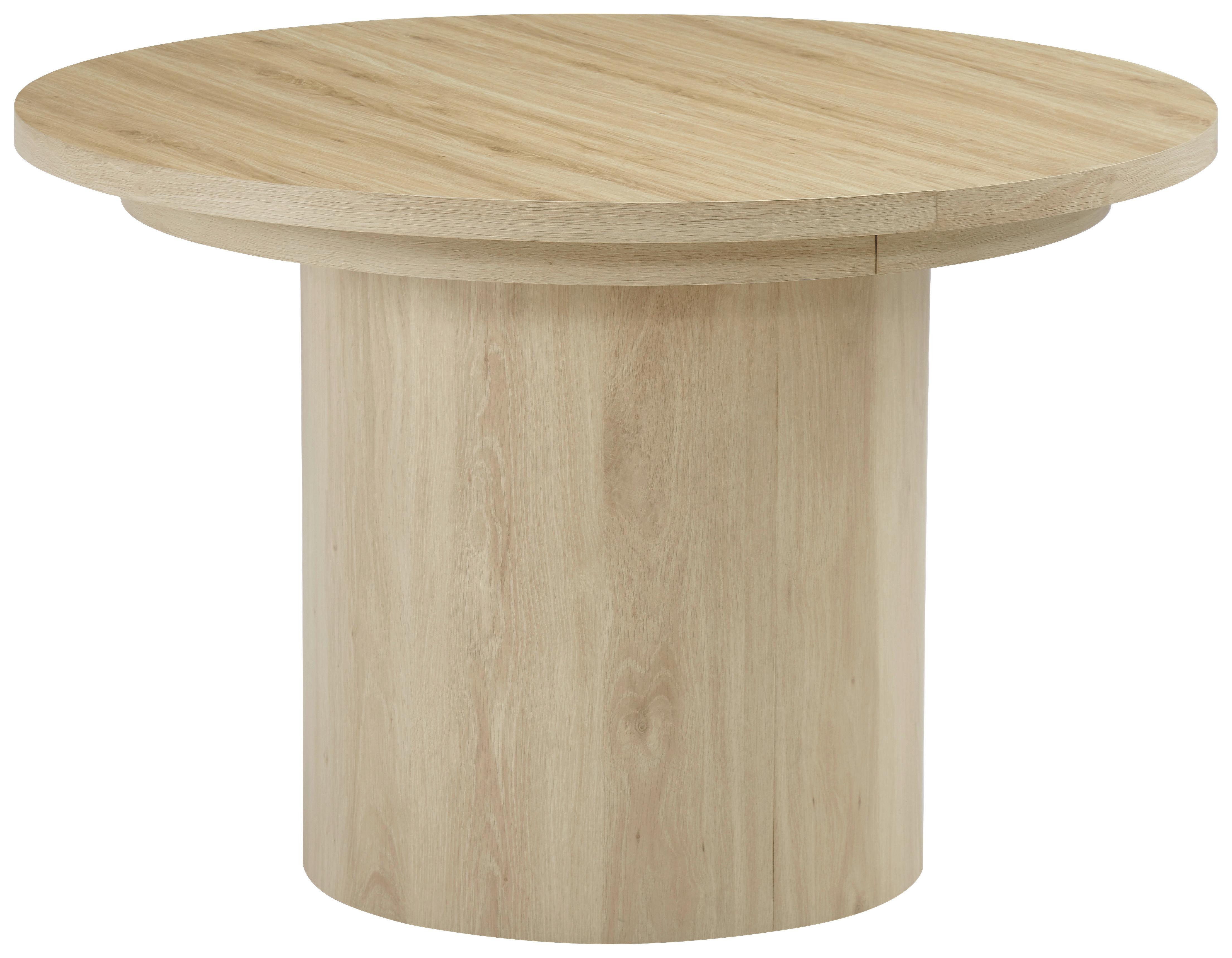 Esstisch Kiruna Eichefarben L: 115-268 cm - Eichefarben, MODERN, Holzwerkstoff (115/268/115/76cm) - P & B