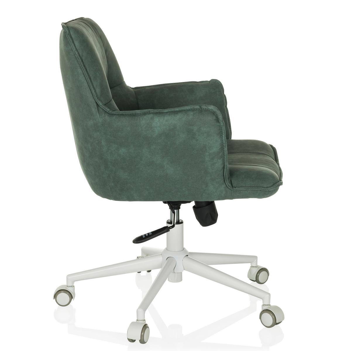 Drehstuhl Mintgrau B: 54 cm - Mintgrau/Weiß, MODERN, Kunststoff/Textil (54/85/70cm) - MID.YOU