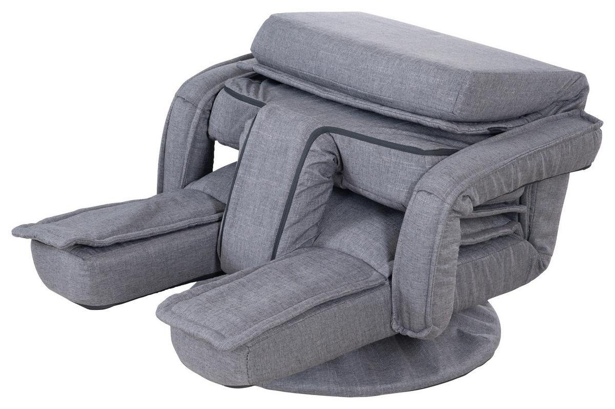 Polstersessel Mit Armlehnen Minecraft Stoffbezug Grau - Grau, MODERN, Textil/Metall (62/80/60cm) - Minecraft