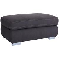 Hocker mit Stauraum Webstoff Anthrazit H: 64 cm - Beige/Anthrazit, MODERN, Textil (129/49/64cm) - Luca Bessoni