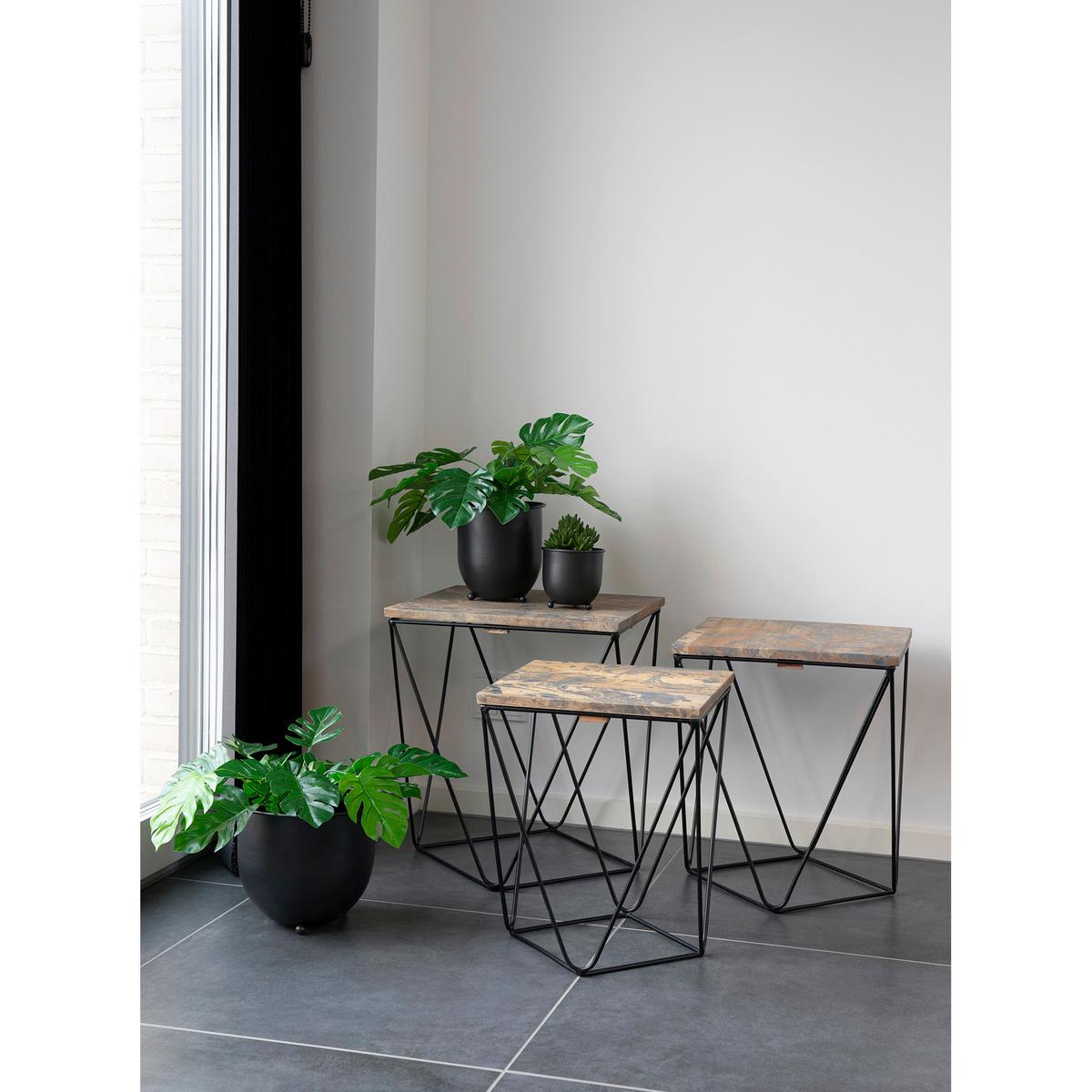 Kunstpflanze Monstera Grün B: 40 Cm - Grün, Design (40/45/40cm)