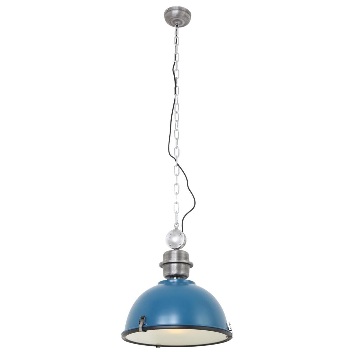 Pendelleuchte Bikkel - Blau, Trend, Glas/Metall (42/145/42cm)