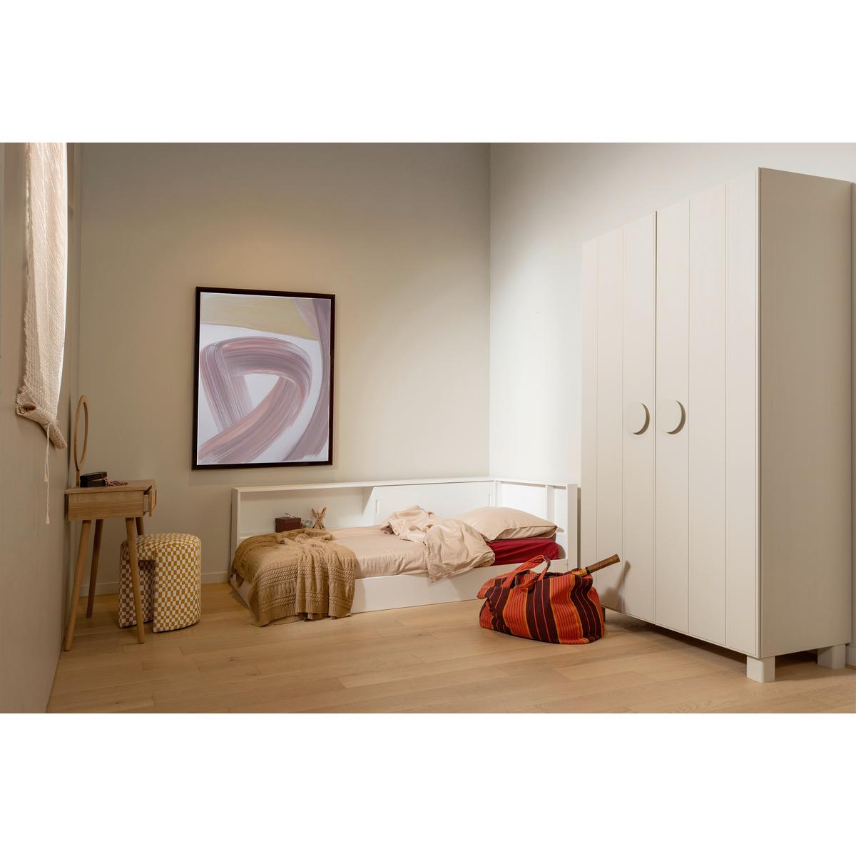 BODENBETT. Carter Weiß 90x200cm - Weiß, Basics, Holz (90/200cm) - MID.YOU