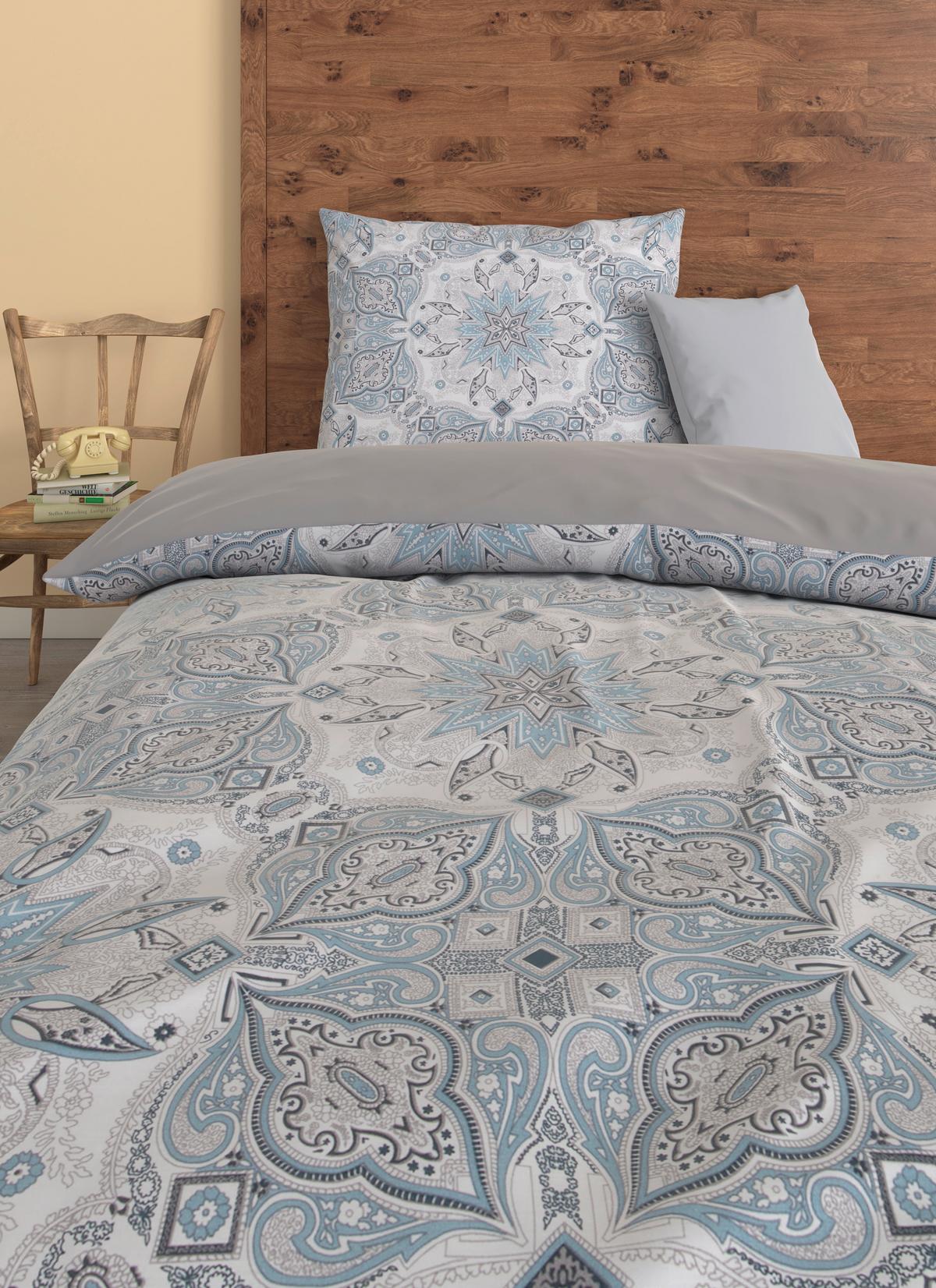 Bettwäsche Tina - Hellblau, ROMANTIK / LANDHAUS, Textil - James Wood