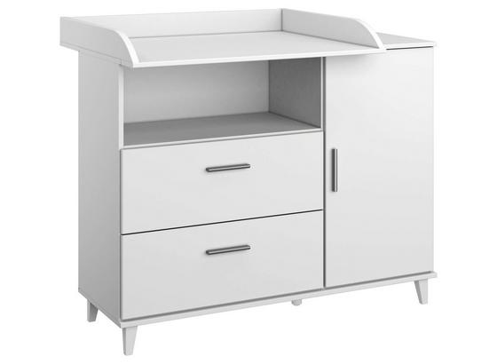 Wickelkommode Aik 116 cm Weiß - Weiß, KONVENTIONELL, Holzwerkstoff (116/98/79cm) Wickelkommode Aik 116 cm Weiß - Weiß, KONVENTIONELL, Holzwerkstoff (116/98/79cm)