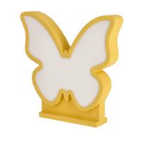 Kindertischleuchte 41-10667 Butterfly - Goldfarben, Basics, Holzwerkstoff/Kunststoff (28.5/5/26.5cm)