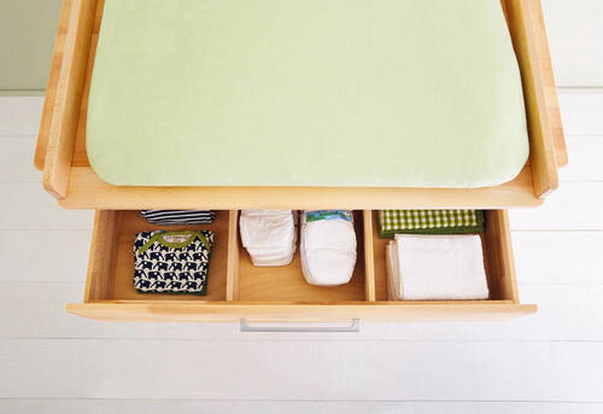 Wickelkommode 132174b Natura - Buchefarben, Natur, Holz (100/102/55-78cm) - Pinolino