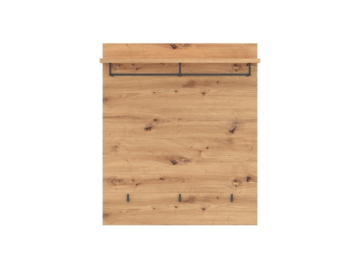 Garderobenpaneel Turino Eiche Artisan Dekor B: 86 cm - MODERN, Holzwerkstoff (86/101/29,6cm)