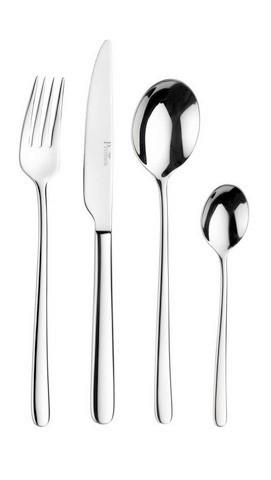 sada príborov SKY - farba ušľachtilej ocele, Basics, kov (25,5/7/5,3cm) - Pintinox