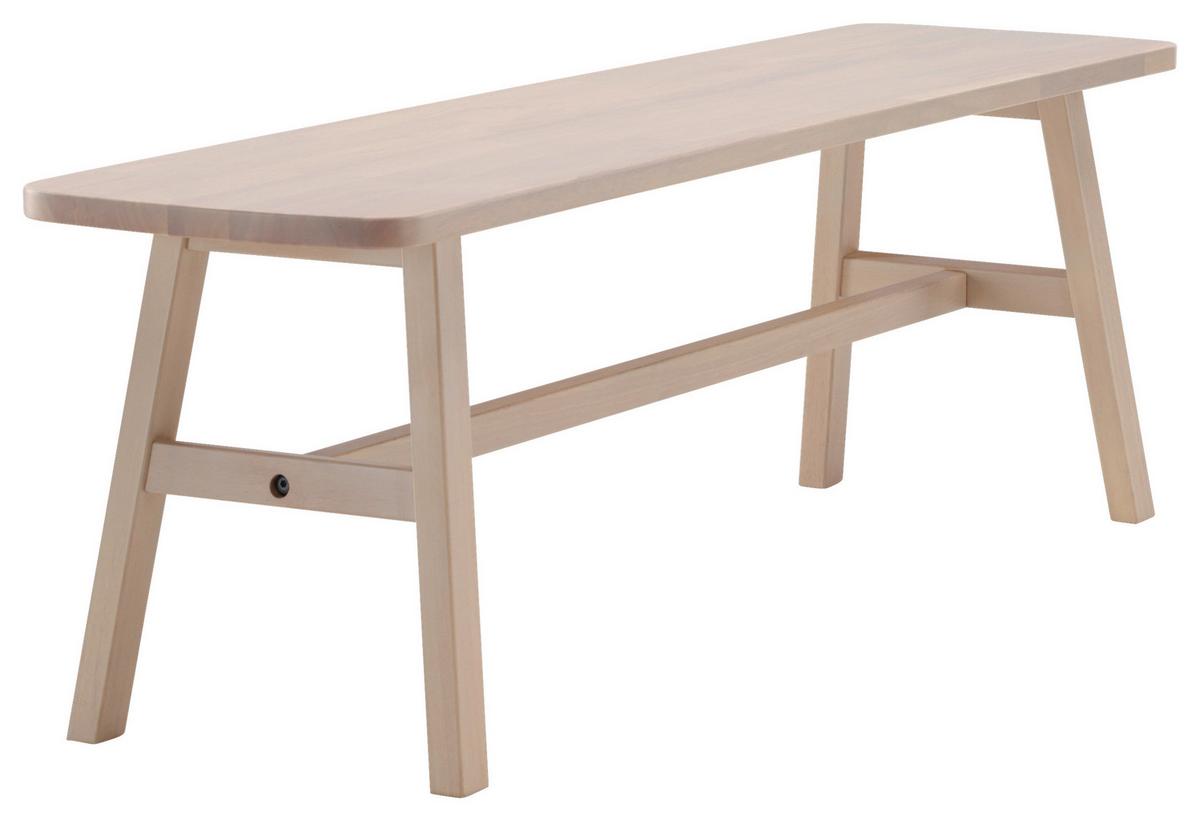 Sitzbank Hälsö - Weiß, Design, Holz (140/45/35cm) - Livetastic