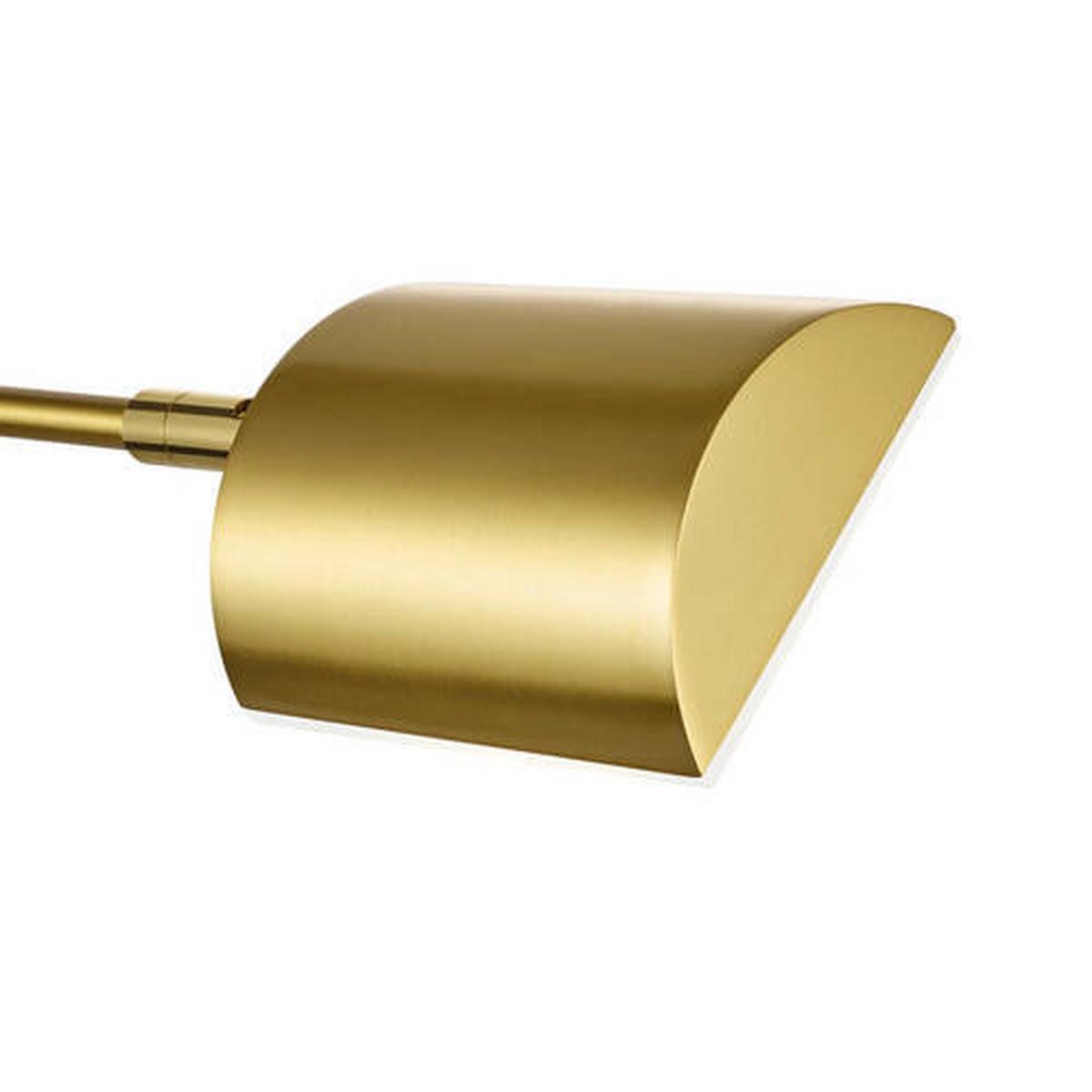 LED-Tischleuchte 50290/1-01 - Messingfarben, Design, Kunststoff/Metall (20/40-60cm) - Hell