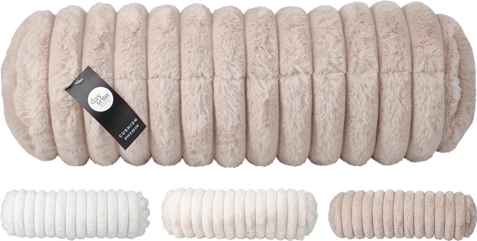 Díszpárna Kb. 15/45cm - bézs/taupe, műanyag/textil (15/45cm)