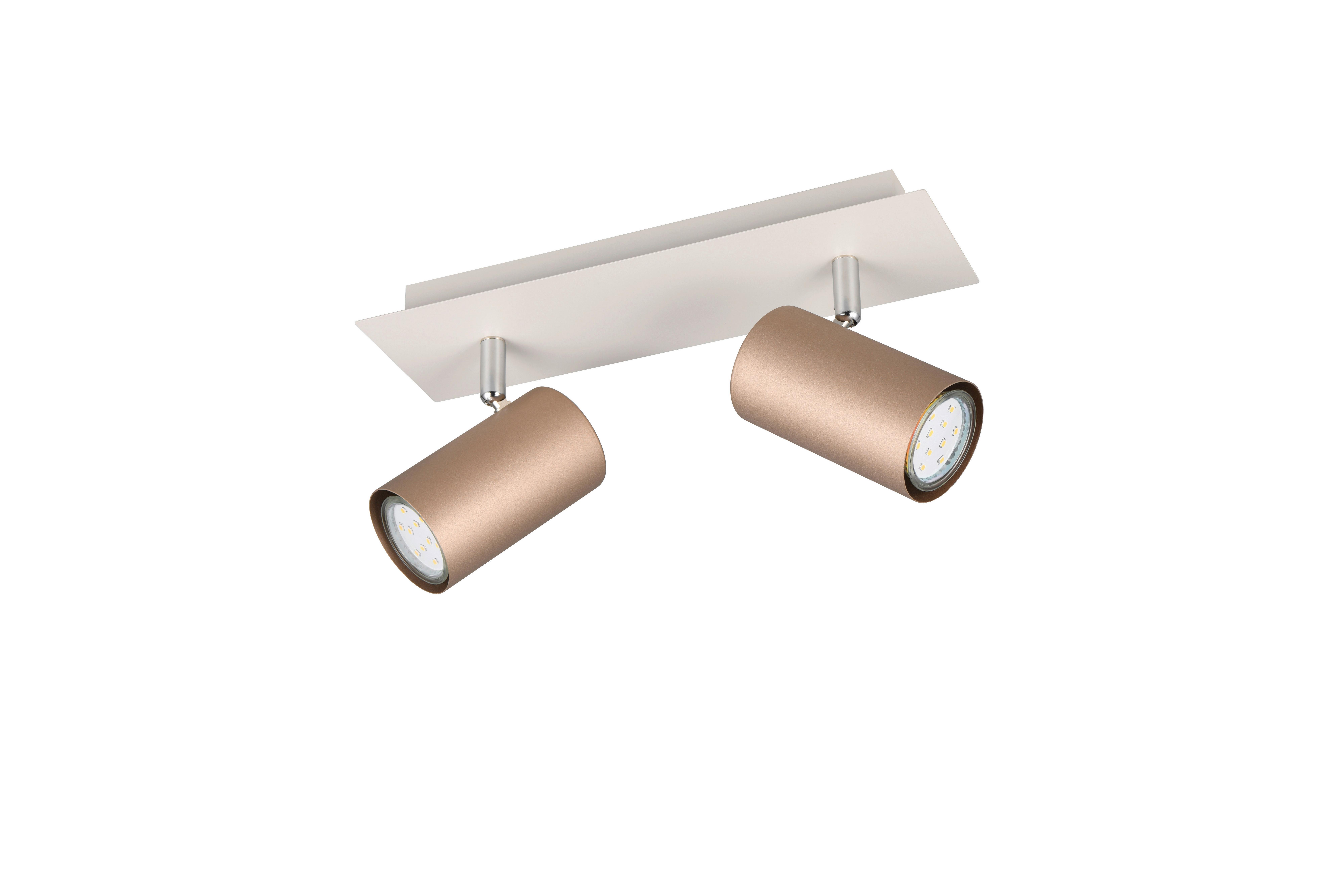 Strahler 802400265 Marley - Braun/Grau, KONVENTIONELL, Metall (30/9/15cm) - Trio Leuchten