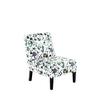Stuhl Indira 200 Gemustert - Blau/Lila, Design, Holz/Textil (56/73,5/84cm) - Kayoom