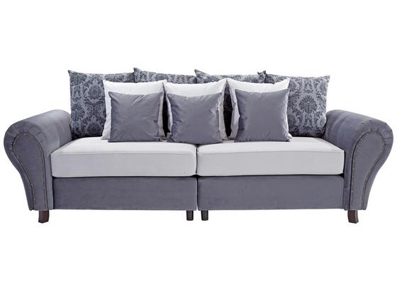 Veľká Sedačka Living - sivá/svetlosivá, Romantický / Vidiecky, kov/drevo (265/82-102/108cm) - James Wood Veľká Sedačka Living - sivá/svetlosivá, Romantický / Vidiecky, kov/drevo (265/82-102/108cm) - James Wood