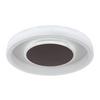 LED-Deckenleuchte Goffi Ø 50 cm mit Farbtemperaturwechsler - Opal/Braun, KONVENTIONELL, Kunststoff/Metall (50/9cm) - Globo
