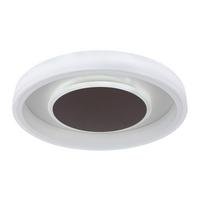 Led Mennyezeti Lámpa 48398-40 Goffi - barna/opál, Konventionell, műanyag/fém (50/9cm)