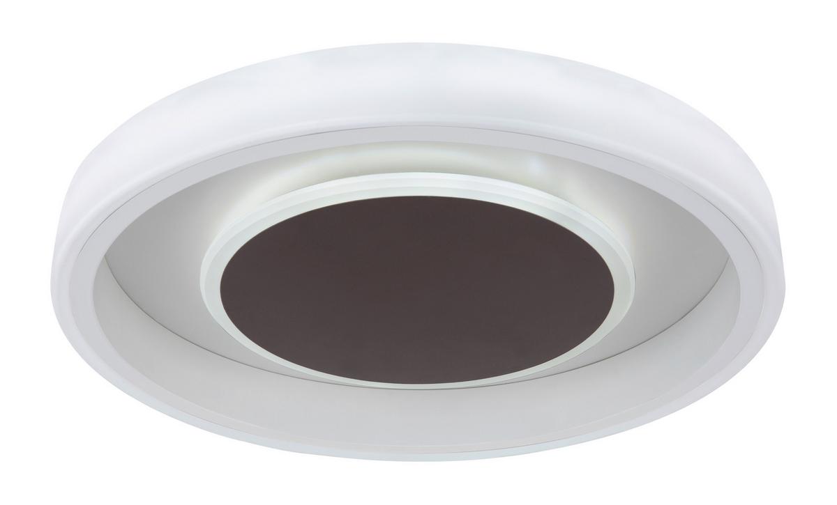 Led Mennyezeti Lámpa 48398-40 Goffi - barna/opál, Konventionell, műanyag/fém (50/9cm)