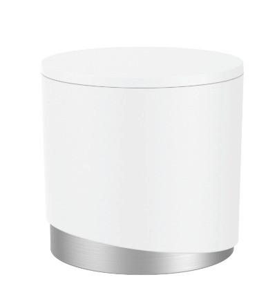 Organizér na kosmetiku Chris - bílá, Moderní, kov/plast (12/10,1cm) - Premium Living