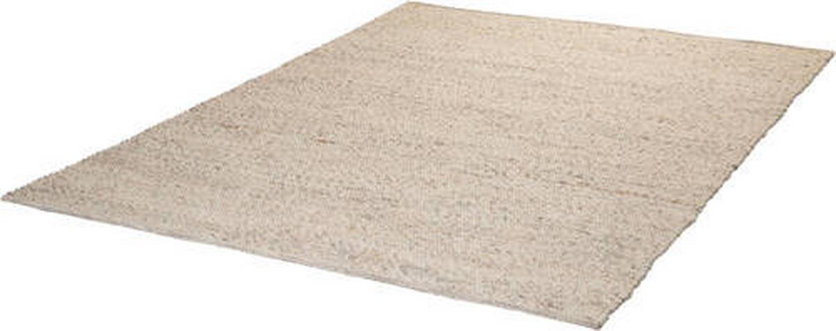 Flachwebteppich MY KJELL - Creme, Basics, Textil (80/150cm) - Obsession