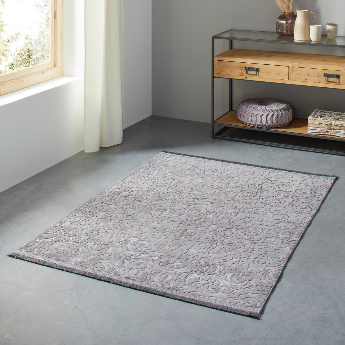 TKANÝ KOBEREC Daphne 1, 80/140cm, antracit - antracitová, Modern, textil (80/140cm) - Modern Living
